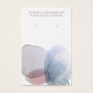 Modern Abstract Earrings Jewellery Display Cards