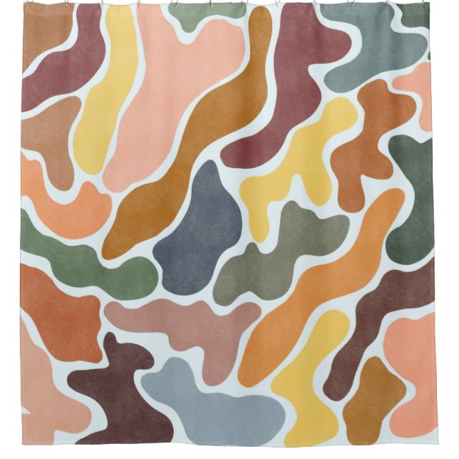 Modern abstract, earthy tones illustration. (Front)