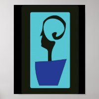 Modern Abstract Elegant for deep thought / Poste
