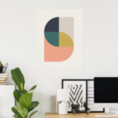 Modern Abstract Elegant Geometric Minimalist Poster (Home Office)