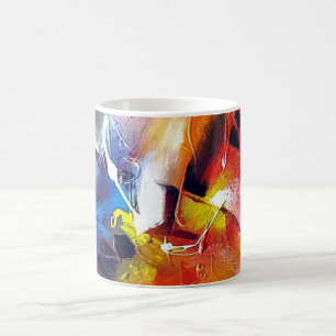 Modern Abstract Expressionism Painting Template Coffee Mug