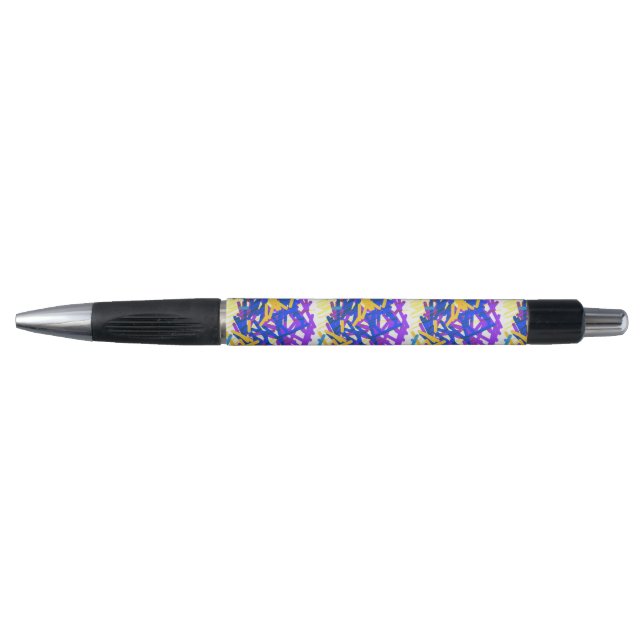 Modern Abstract Festive Paint Splash Pen (Front)