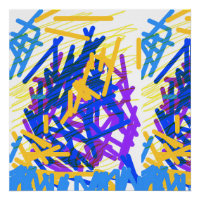 Modern Abstract Festive Paint Splash