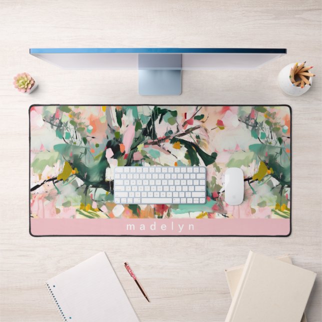 Modern Abstract Floral Botanical Personalized (Bureau 1)