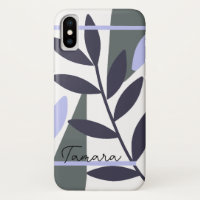 Modern Abstract Floral Leaf Pattern Name
