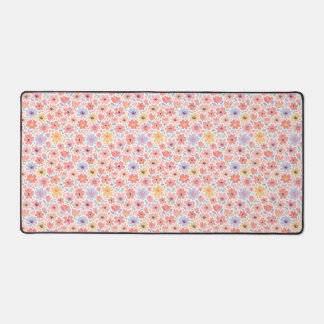 Modern Abstract Floral Pattern Desk Mat