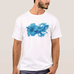Modern ABSTRACT FLOWER 10 Art Design T-Shirt