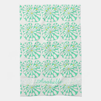 Modern Abstract Flower Pattern | Kitchen Towel