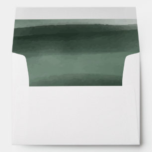 Modern Abstract Formal Wedding Envelope