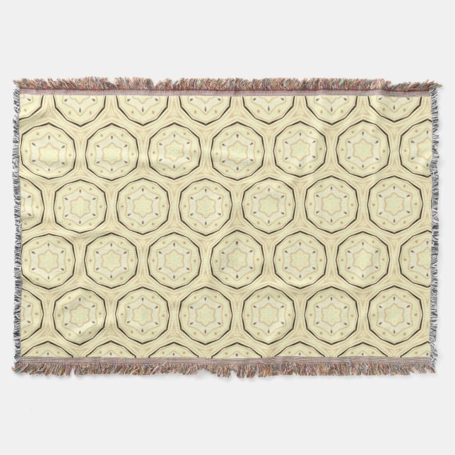 Modern Abstract Fruit Throw Blanket (Front)