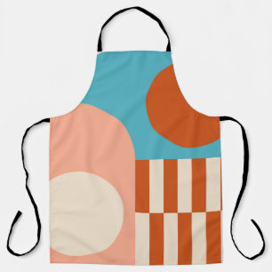Modern abstract geometric background with circles, apron