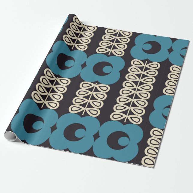 Modern abstract geometric background with stylized wrapping paper (Unrolled)