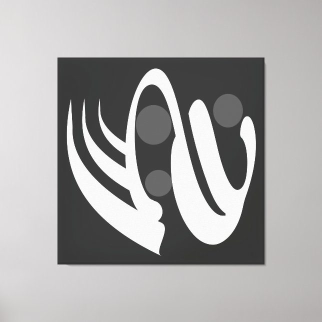 modern abstract geometric canvas print (Front)