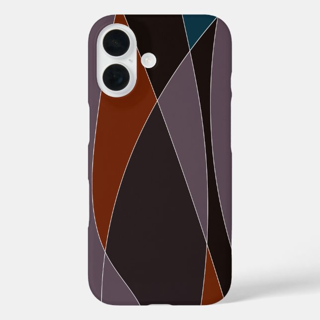 Modern Abstract Geometric Case-Mate iPhone Case (Back)