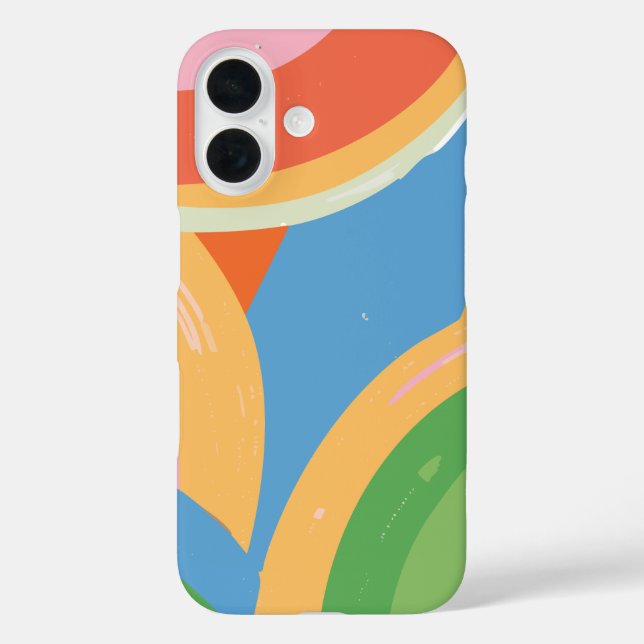 Modern Abstract Geometric Case-Mate iPhone Case (Back)