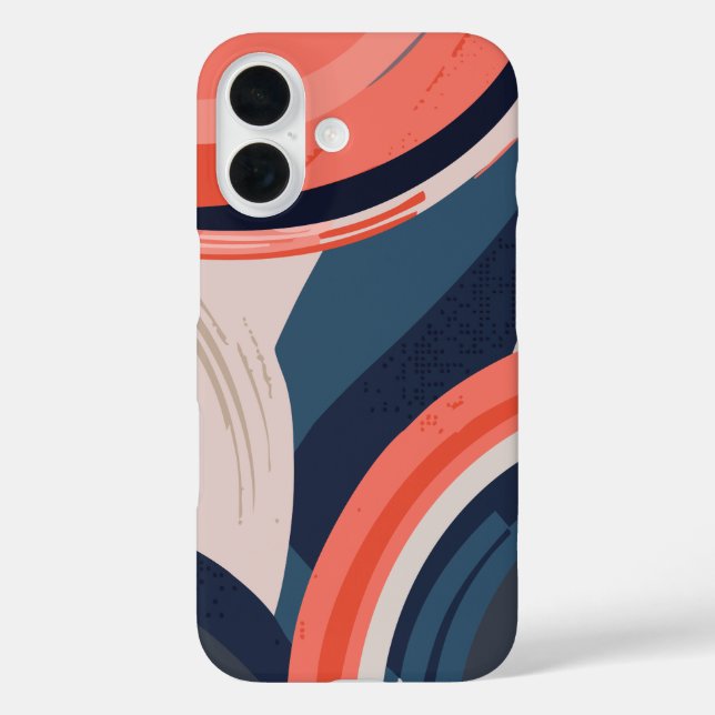 Modern Abstract Geometric Case-Mate iPhone Case (Back)