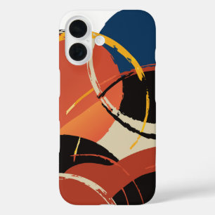Modern Abstract Geometric iPhone 16 Case
