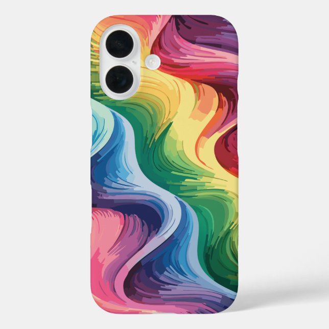 Modern Abstract Geometric Case-Mate iPhone Case (Back)