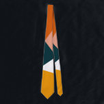 Modern abstract geometric colour block pattern tie<br><div class="desc">Colourful geometric combination.</div>