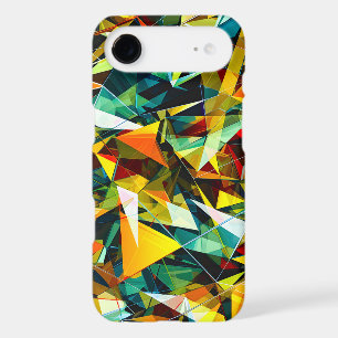 Modern Abstract Geometric Colourful Crystal Glass