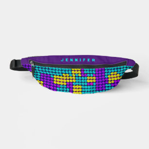 Modern Abstract Geometric Colourful Toy Pattern Fanny Pack