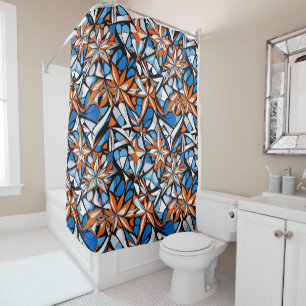 Modern abstract geometric digital pattern 50