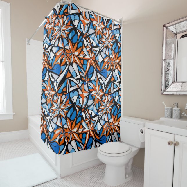 Modern abstract geometric digital pattern 50 (In Situ)