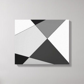 Modern Abstract Geometric Nordic Design Art Canvas Print