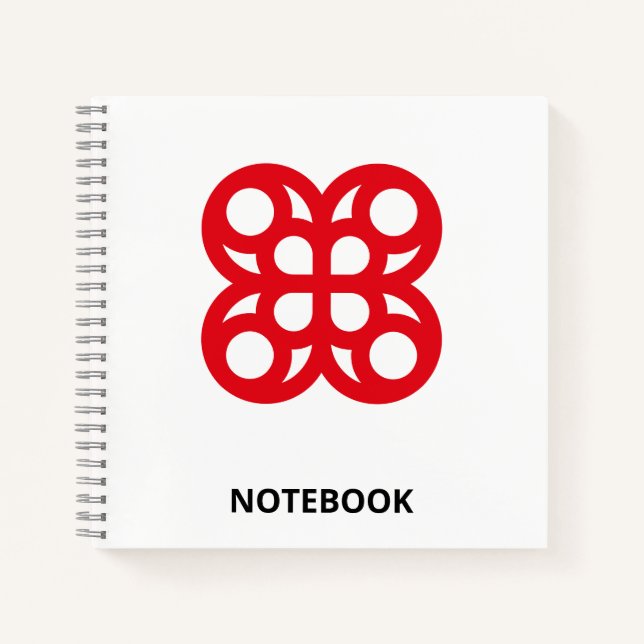 Modern Abstract Geometric Notebook (Front)
