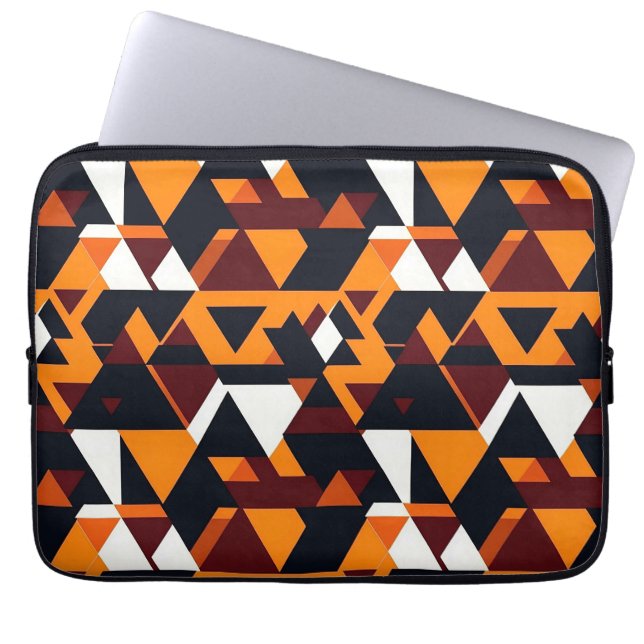 Modern abstract geometric pattern 1-Laptop Sleeve (Front)