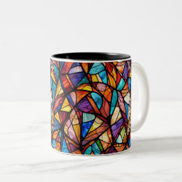 Modern abstract geometric pattern 26 - Coffee Mug