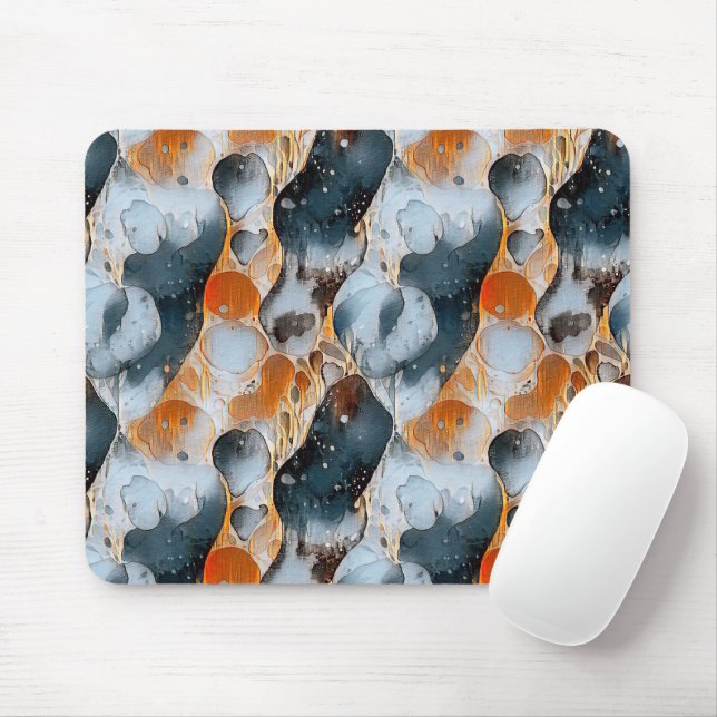 Modern abstract geometric pattern 52 mouse pad (With Mouse)