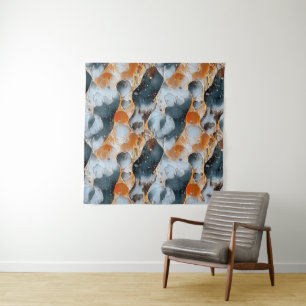 Modern abstract geometric pattern 52 tapestry