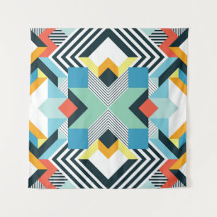 Modern Abstract Geometric Pattern. Tapestry