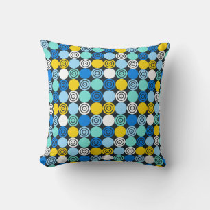 Modern, abstract, geometric pattern  throw pillow
