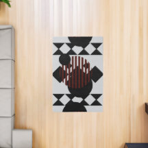 Modern Abstract Geometric Rug 