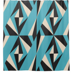 Modern abstract geometric seamless pattern with tr