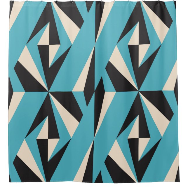 Modern abstract geometric seamless pattern with tr (Front)