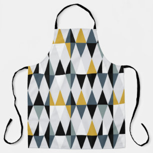 Modern abstract geometric seamless pattern with tr apron