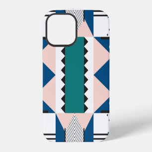Modern Abstract: Geometric Seamless Style iPhone 12 Case