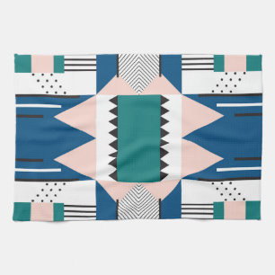 Modern Abstract: Geometric Seamless Style Kitchen Towel