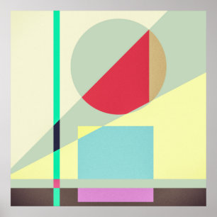 Modern Abstract Geometrical Print