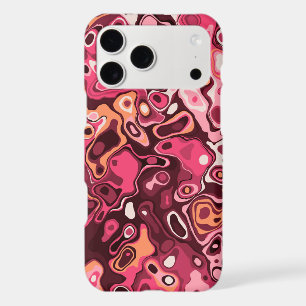 Modern Abstract Girly Pink Burgundy Pattern