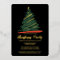 Modern Abstract Gold Red Green Tree Christmas