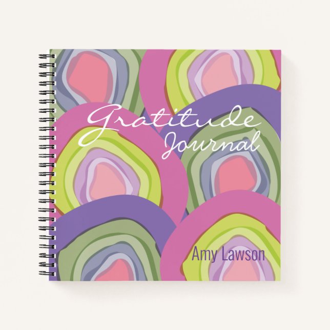 Modern Abstract Gratitude Journal name (Front)