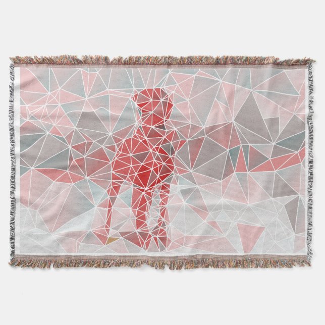 Modern Abstract Great Dane Blanket  (Front)
