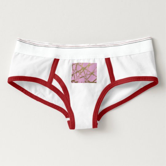 Modern,abstract,hand painted, gold lines, pink,dec briefs