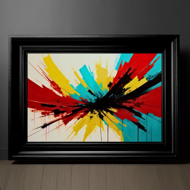 Modern Abstract Impressionism Minimalism 3:2 Poster (Creator Uploaded)