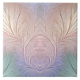 Modern Abstract Iridescent Ceramic Tile