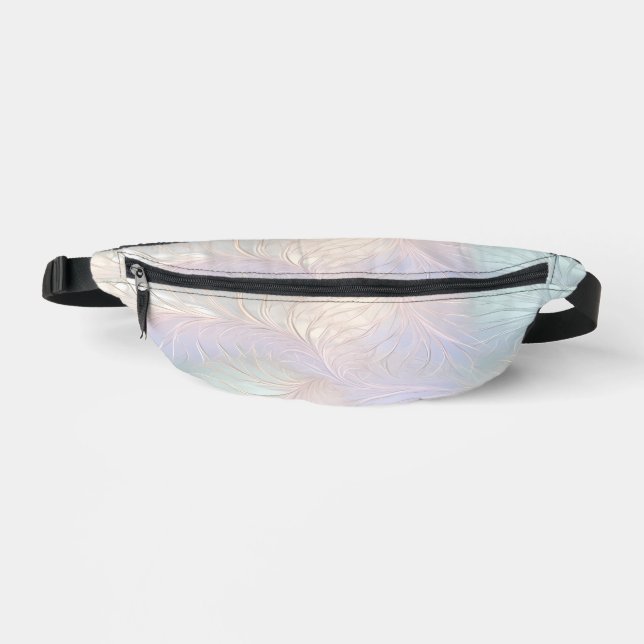 Modern Abstract Iridescent Fanny Pack (Front)